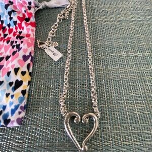 BRIGHTON Silver Heart women’s Pendant Necklace